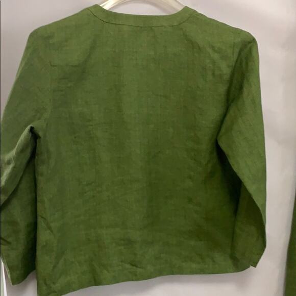 EILEEN FISHER IRISH LINEN SKIRTSUIT SIZE PS - Picture 6 of 10